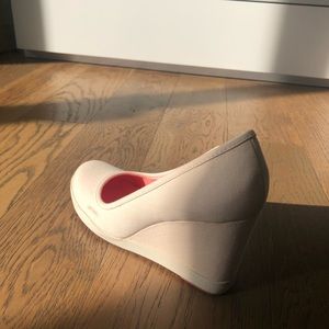 Like new! Seychelles Weekender Wedge Canvas Heels